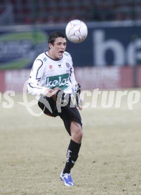 Fussball. Tipp3-Bundesliga. SK Austria Kelag Kaernten  gegen SV Mattersburg. Zlatko Junuzovic (Austria Kaernten). Klagenfurt, 28.2.2009. 
Foto: Kuess

---
pressefotos, pressefotografie, kuess, qs, qspictures, sport, bild, bilder, bilddatenbank