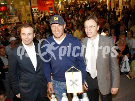 Schi Alpin. Hermann Maier. PR Termin in Raiffeisenlandesbank Kaernten. Hermann Maier Gauper, Pruschak. Klagenfurt, am 20.6.2009.
Foto: Kuess
---
pressefotos, pressefotografie, kuess, qs, qspictures, sport, bild, bilder, bilddatenbank