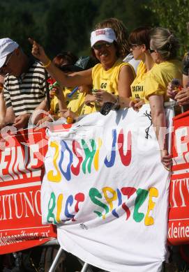 Ironman. Triathlon. Schwimmen, Radfahren, Laufen. Ironman Austria. Fans.  KLagenfurt, am 5.7.2009. 
Foto: Kuess

---
pressefotos, pressefotografie, kuess, qs, qspictures, sport, bild, bilder, bilddatenbank