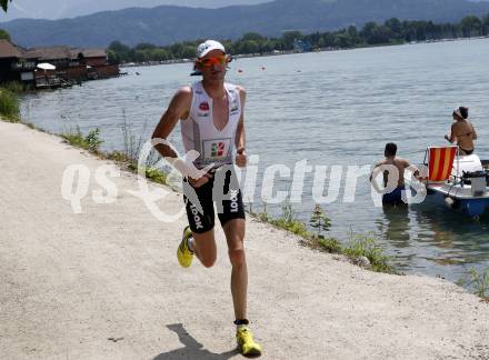 Ironman. Triathlon. Schwimmen, Radfahren, Laufen. Ironman Austria. Hannes Hempel (AUT). KLagenfurt, am 5.7.2009.
Foto: Kuess

---
pressefotos, pressefotografie, kuess, qs, qspictures, sport, bild, bilder, bilddatenbank