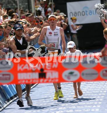 Ironman. Triathlon. Schwimmen, Radfahren, Laufen. Ironman Austria. Hannes Hempel (AUT).  KLagenfurt, am 5.7.2009.
Foto: Kuess

---
pressefotos, pressefotografie, kuess, qs, qspictures, sport, bild, bilder, bilddatenbank