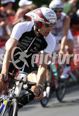 Ironman. Triathlon. Schwimmen, Radfahren, Laufen. Ironman Austria. Norbert Domnik (AUT). KLagenfurt, am 5.7.2009.
Foto: Kuess

---
pressefotos, pressefotografie, kuess, qs, qspictures, sport, bild, bilder, bilddatenbank