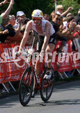 Ironman. Triathlon. Schwimmen, Radfahren, Laufen. Ironman Austria. Hannes Hempel (AUT). KLagenfurt, am 5.7.2009.
Foto: Kuess

---
pressefotos, pressefotografie, kuess, qs, qspictures, sport, bild, bilder, bilddatenbank