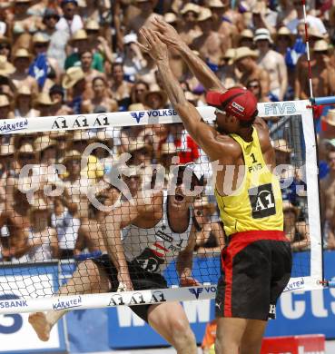 Beachvolleyball Grand Slam. Florian Gosch (AUT). KLagenfurt, am 1.8.2009.
Foto: Kuess
---
pressefotos, pressefotografie, kuess, qs, qspictures, sport, bild, bilder, bilddatenbank