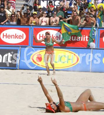Beachvolleyball. FRANCA Larissa, FELISBERTA SILVA Juliana (BRA). Klagenfurt, 1.8.2009.
Foto: Kuess 

---
pressefotos, pressefotografie, kuess, qs, qspictures, sport, bild, bilder, bilddatenbank