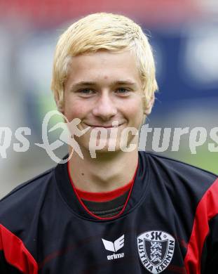 Fussball Bundesliga. SK Austria Kaernten Akademie U19. BNZ. Bundesnachwuchszentrum. Manuel Kopeinig. Klagenfurt, am 4.8.2009.
Foto: Kuess
---
pressefotos, pressefotografie, kuess, qs, qspictures, sport, bild, bilder, bilddatenbank
