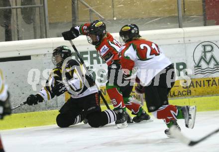 Eishockey Frauen Bundesliga. DEC Dragons Klagenfurt gegen EHC Gipsy Girls Villach. Isabella Prenter, Nicole Weiss (Klagenfurt), Sabrina Moser (Villach). Klagenfurt, am 21.10.2009.
Foto: Kuess
---
pressefotos, pressefotografie, kuess, qs, qspictures, sport, bild, bilder, bilddatenbank