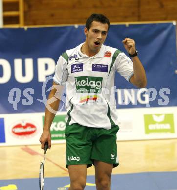 Badminton Bundesliga. ASKOE Kelag Kaernten gegen BSC70 Linz. Krassimir Jankov (Kaernten). Klagenfurt, am 25.10.2009.
Foto: Kuess
---
pressefotos, pressefotografie, kuess, qs, qspictures, sport, bild, bilder, bilddatenbank