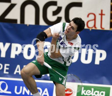 Badminton Bundesliga. ASKOE Kelag Kaernten gegen BSC70 Linz. Stiliyan Makarski (Kaernten). Klagenfurt, am 25.10.2009.
Foto: Kuess
---
pressefotos, pressefotografie, kuess, qs, qspictures, sport, bild, bilder, bilddatenbank
