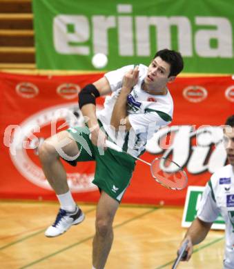 Badminton Bundesliga. ASKOE Kelag Kaernten gegen BSC70 Linz. Stiliyan Makarski (Kaernten). Klagenfurt, am 25.10.2009.
Foto: Kuess
---
pressefotos, pressefotografie, kuess, qs, qspictures, sport, bild, bilder, bilddatenbank