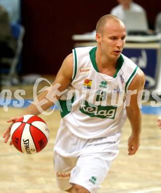 Basketball Bundesliga. Woerthersee Piraten gegen WBC Kraftwerk Wels. Davor Sattler (Piraten). Klagenfurt, am 31.10.2009.
Foto: Kuess

---
pressefotos, pressefotografie, kuess, qs, qspictures, sport, bild, bilder, bilddatenbank