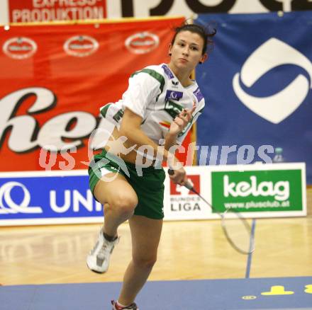 Badminton Bundesliga. ASKOE Kelag Kaernten gegen BSC70 Linz. Ana Kovac (Kaernten). Klagenfurt, am 25.10.2009.
Foto: Kuess
---
pressefotos, pressefotografie, kuess, qs, qspictures, sport, bild, bilder, bilddatenbank