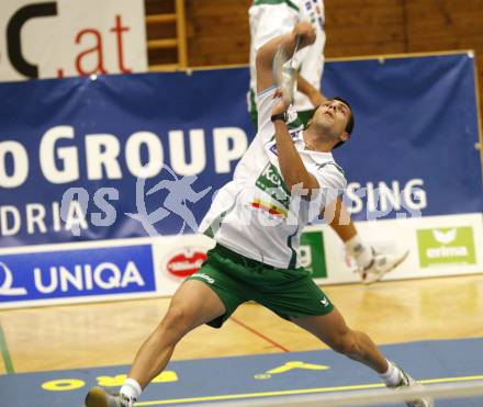 Badminton Bundesliga. ASKOE Kelag Kaernten gegen BSC70 Linz. Krassimir Jankov (Kaernten). Klagenfurt, am 25.10.2009.
Foto: Kuess
---
pressefotos, pressefotografie, kuess, qs, qspictures, sport, bild, bilder, bilddatenbank
