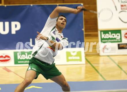 Badminton Bundesliga. ASKOE Kelag Kaernten gegen BSC70 Linz. Krassimir Jankov (Kaernten). Klagenfurt, am 25.10.2009.
Foto: Kuess
---
pressefotos, pressefotografie, kuess, qs, qspictures, sport, bild, bilder, bilddatenbank