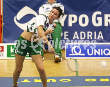 Badminton Bundesliga. ASKOE Kelag Kaernten gegen BSC70 Linz. Ana Kovac (Kaernten). Klagenfurt, am 25.10.2009.
Foto: Kuess
---
pressefotos, pressefotografie, kuess, qs, qspictures, sport, bild, bilder, bilddatenbank