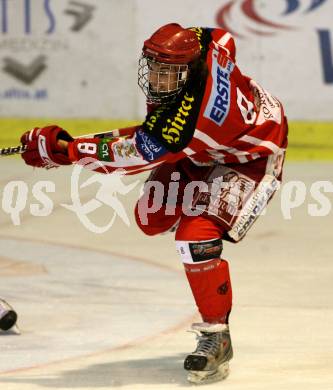 Eishockey U20 Meisterschaft. KAC gegen VSV. Patrick Edlinger (KAC). Klagenfurt am 4.11.2009
Foto: Kuess
---
pressefotos, pressefotografie, kuess, qs, qspictures, sport, bild, bilder, bilddatenbank