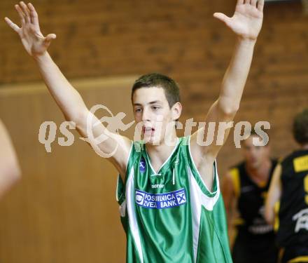 Basketball 2. Bundesliga. KOS Klagenfurt/Celovec gegen ABC Villach. Rok Papic (KOS). Klagenfurt, am 29.11.2009.
Foto: Kuess
---
pressefotos, pressefotografie, kuess, qs, qspictures, sport, bild, bilder, bilddatenbank
