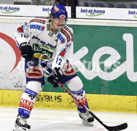 EBEL. Eishockey Bundesliga. EC Pasut VSV gegen HK Acroni Jesenice. Michael Raffl (VSV). Villach, 1.12.2009.
Foto: Kuess 


---
pressefotos, pressefotografie, kuess, qs, qspictures, sport, bild, bilder, bilddatenbank