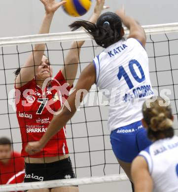 Volleyball. CEV - Cup. ATSC Wildcats gegen Clube Desportivo Ribeirense. Sophie Wallner (Wildcats). Klagenfurt, 2.12.2009.
Foto: Kuess 


---
pressefotos, pressefotografie, kuess, qs, qspictures, sport, bild, bilder, bilddatenbank