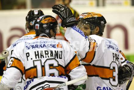 EBEL. Eishockey Bundesliga. KAC gegen  Graz 99ers.  Torjubel Graz.. Klagenfurt, am 1.1.2010.
Foto: Kuess 

---
pressefotos, pressefotografie, kuess, qs, qspictures, sport, bild, bilder, bilddatenbank