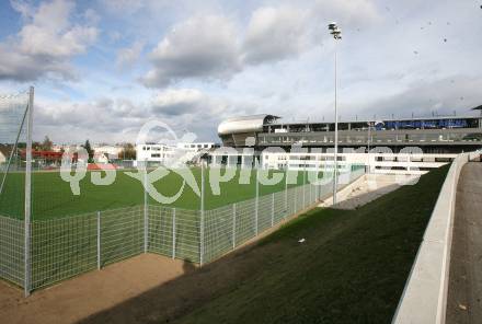 Fussball. Sportstaette, Sportstaetten. Trainingsplatz SK Austria Kaernten. Hypo Group Arena. Klagenfurt, am 14.10.2009.
Foto: Nadja Kuess
---
pressefotos, pressefotografie, kuess, qs, qspictures, sport, bild, bilder, bilddatenbank