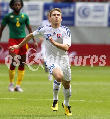 Fussball Laenderspiel. Testspiel Kamerun gegen Slowakei.  Erik Jendrisek  (Slowakei). Klagenfurt, am 29.5.2010.
Foto: Kuess

---
pressefotos, pressefotografie, kuess, qs, qspictures, sport, bild, bilder, bilddatenbank