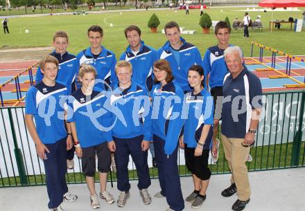 Alpe Adria Jugendspiele. Leichtathletik. Mannschaftsfoto Leichtathleten. Pordenone, am 22.6.2010.
Foto: Kuess
---
pressefotos, pressefotografie, kuess, qs, qspictures, sport, bild, bilder, bilddatenbank