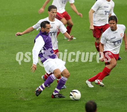 Fussball. Regionalliga. SK Austria Klagenfurt gegen Union St. Florian . Matthias Dollinger (Klagenfurt). Klagenfurt, 6.8.2010. 
Foto: Kuess

---
pressefotos, pressefotografie, kuess, qs, qspictures, sport, bild, bilder, bilddatenbank