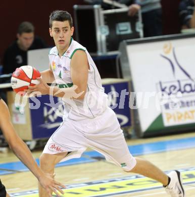 Basketball Bundesliga. Woerthersee Piraten gegen UBC Guessing Knights.  Martin Breithuber (Piraten). Klagenfurt, 2.10.2010.
Foto:  Kuess

---
pressefotos, pressefotografie, kuess, qs, qspictures, sport, bild, bilder, bilddatenbank