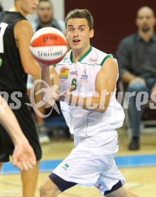 Basketball Bundesliga. Woerthersee Piraten gegen UBC Guessing Knights.  Marco Breithuber (Piraten). Klagenfurt, 2.10.2010.
Foto:  Kuess

---
pressefotos, pressefotografie, kuess, qs, qspictures, sport, bild, bilder, bilddatenbank