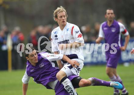 Fussball Regionalliga. SAK gegen SK Austria Klagenfurt. Christian Samitsch (SAK), Martin Salentinig (Austria). Klagenfurt, am 16.10.2010.
Foto: Kuess
---
pressefotos, pressefotografie, kuess, qs, qspictures, sport, bild, bilder, bilddatenbank