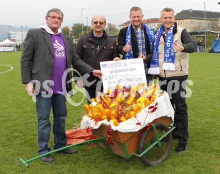 Fussball Regionalliga. SAK gegen SK Austria Klagenfurt. Josef Seppi Loibnegger, Hans Slocker, Franz Wieser, Marko Wieser. Klagenfurt, am 16.10.2010.
Foto: Kuess
---
pressefotos, pressefotografie, kuess, qs, qspictures, sport, bild, bilder, bilddatenbank