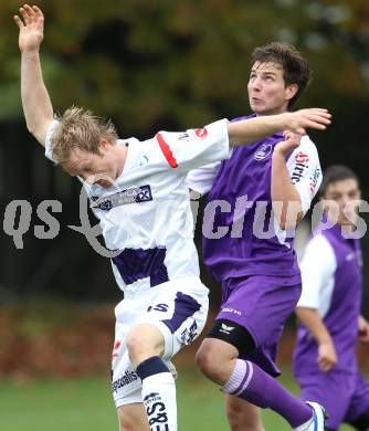 Fussball Regionalliga. SAK gegen SK Austria Klagenfurt. Christian Samitsch (SAK), Matthias Wrienz (Austria). Klagenfurt, am 16.10.2010.
Foto: Kuess
---
pressefotos, pressefotografie, kuess, qs, qspictures, sport, bild, bilder, bilddatenbank