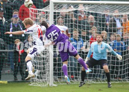 Fussball Regionalliga. SAK gegen SK Austria Klagenfurt. Christian Samitsch (SAK), Martin Salentinig, Alexander Schenk (Austria). Klagenfurt, am 16.10.2010.
Foto: Kuess
---
pressefotos, pressefotografie, kuess, qs, qspictures, sport, bild, bilder, bilddatenbank