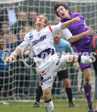 Fussball Regionalliga. SAK gegen SK Austria Klagenfurt. Christian Samitsch (SAK), Martin Tschernuth (Austria). Klagenfurt, am 16.10.2010.
Foto: Kuess
---
pressefotos, pressefotografie, kuess, qs, qspictures, sport, bild, bilder, bilddatenbank