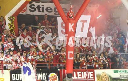 EBEL. Eishockey Bundesliga. KAC gegen HK Acroni Jesenice. Fans (KAC). Klagenfurt, am 10.10.2010.
Foto: Kuess 

---
pressefotos, pressefotografie, kuess, qs, qspictures, sport, bild, bilder, bilddatenbank
