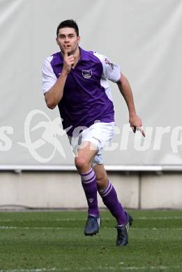 Fussball. Regionalliga. SK SAustria Klagenfurt gegen LASK Juniors. Torjubel Buergler Stephan (Klagenfurt). Klagenfurt, 23.10.2010.
Foto: Kuess
---
pressefotos, pressefotografie, kuess, qs, qspictures, sport, bild, bilder, bilddatenbank