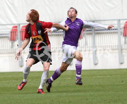 Fussball. Regionalliga. SK SAustria Klagenfurt gegen LASK Juniors. Matthias Dollinger, (Klagenfurt),  Dominik Stadlbauer (LASK). Klagenfurt, 23.10.2010.
Foto: Kuess
---
pressefotos, pressefotografie, kuess, qs, qspictures, sport, bild, bilder, bilddatenbank
