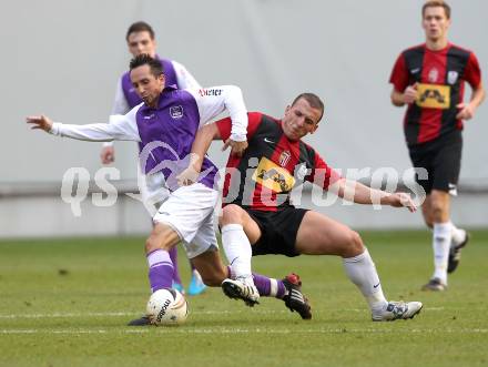 Fussball. Regionalliga. SK SAustria Klagenfurt gegen LASK Juniors. Dollinger Matthias (Klagenfurt), Idrizaj Qerim (LASK). Klagenfurt, 23.10.2010.
Foto: Kuess
---
pressefotos, pressefotografie, kuess, qs, qspictures, sport, bild, bilder, bilddatenbank
