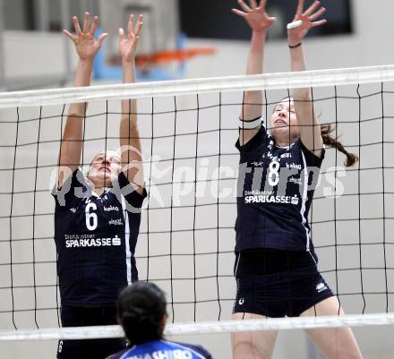 Volleyball. ATSC Sparkasse Wildcats gegen Post SV. Rosalinda Seidl, Birgit Wuestenhagen. Klagenfurt, 23.10.2010.
Foto: Kuess
---
pressefotos, pressefotografie, kuess, qs, qspictures, sport, bild, bilder, bilddatenbank