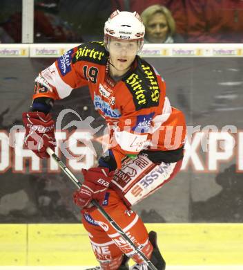 EBEL. Eishockey Bundesliga. KAC gegen Alba Volan SAPA Fehervar AV19. Stefan Geier (KAC). Klagenfurt, am 26.10.2010.
Foto: Kuess 

---
pressefotos, pressefotografie, kuess, qs, qspictures, sport, bild, bilder, bilddatenbank