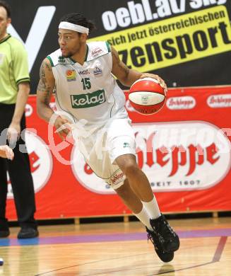 Basketball Bundesliga. Woerthersee Piraten gegenBSC Raiffeisen Fuerstenfeld Panthers.  Thomas Kennedy (Piraten). Klagenfurt, 24.10.2010.
Foto:  Kuess

---
pressefotos, pressefotografie, kuess, qs, qspictures, sport, bild, bilder, bilddatenbank