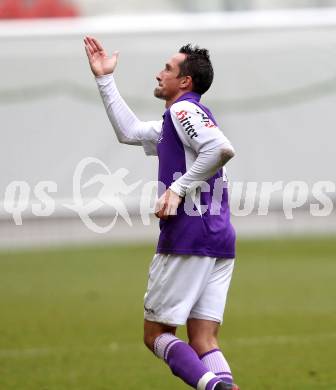 Fussball. Regionalliga. SK Austria Klagenfurt gegen Sturm Graz Amateure. Torjubel Matthias Dollinger (Klagenfurt). Klagenfurt, 7.11.2010. 
Foto: Kuess

---
pressefotos, pressefotografie, kuess, qs, qspictures, sport, bild, bilder, bilddatenbank