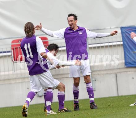 Fussball. Regionalliga. SK Austria Klagenfurt gegen Sturm Graz Amateure. Torjubel Austria. Klagenfurt, 7.11.2010. 
Foto: Kuess

---
pressefotos, pressefotografie, kuess, qs, qspictures, sport, bild, bilder, bilddatenbank