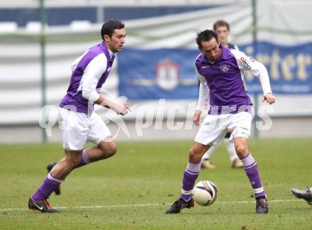 Fussball. Regionalliga. SK Austria Klagenfurt gegen Sturm Graz Amateure. Markus Pink, Matthias Dollinger (Klagenfurt). Klagenfurt, 7.11.2010. 
Foto: Kuess

---
pressefotos, pressefotografie, kuess, qs, qspictures, sport, bild, bilder, bilddatenbank