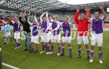 Fussball. Regionalliga. SK Austria Klagenfurt gegen Sturm Graz Amateure. Jubel (Klagenfurt). Klagenfurt, 7.11.2010. 
Foto: Kuess

---
pressefotos, pressefotografie, kuess, qs, qspictures, sport, bild, bilder, bilddatenbank