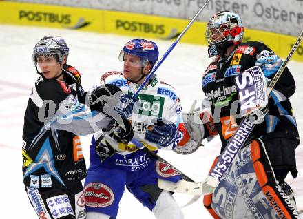 EBEL. Eishockey Bundesliga. EC  VSV gegen EHC LIWEST Linz. Roland Kaspitz, (VSV), Alex Westlund , OBERKOFLER Daniel (Linz). Villach, am 27.2.2011.
Foto: Kuess 


---
pressefotos, pressefotografie, kuess, qs, qspictures, sport, bild, bilder, bilddatenbank