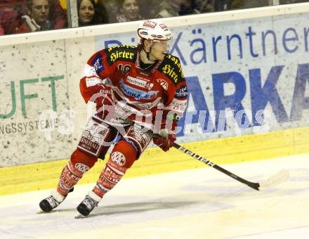EBEL. Eishockey Bundesliga. KAC gegen KHL Medvescak Zagreb. SCOFIELD Tyler (KAC). Klagenfurt, am 27.2.2011.
Foto: Kuess 

---
pressefotos, pressefotografie, kuess, qs, qspictures, sport, bild, bilder, bilddatenbank