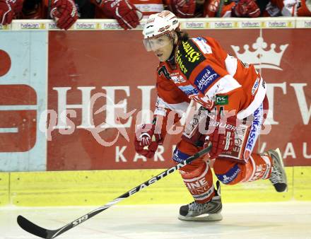 EBEL. Eishockey Bundesliga. KAC gegen KHL Medvescak Zagreb. KALT Dieter (KAC). Klagenfurt, am 27.2.2011.
Foto: Kuess 

---
pressefotos, pressefotografie, kuess, qs, qspictures, sport, bild, bilder, bilddatenbank