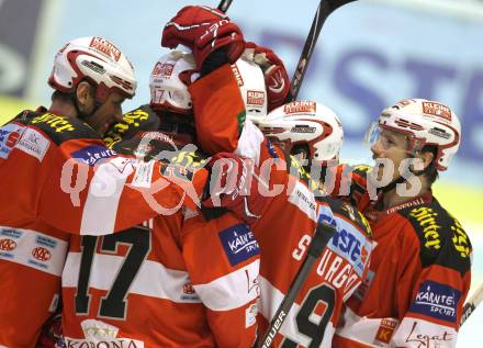 EBEL. Eishockey Bundesliga. KAC gegen VSV. Torjubel KAC. Klagenfurt, am 24.3.2011.
Foto: Kuess 

---
pressefotos, pressefotografie, kuess, qs, qspictures, sport, bild, bilder, bilddatenbank
